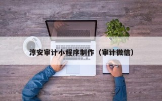 河间淳安审计小程序制作（审计微信）